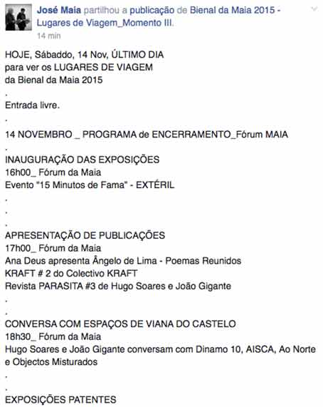 extéril - bienal da maia